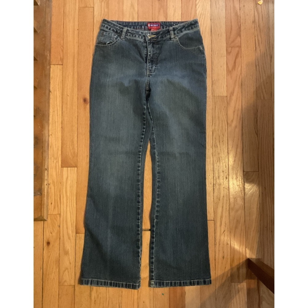 Westport Women's Bootcut Jeans Blue Denim Flare Leg 5-Pockets Stretch Sz 6 T54-4